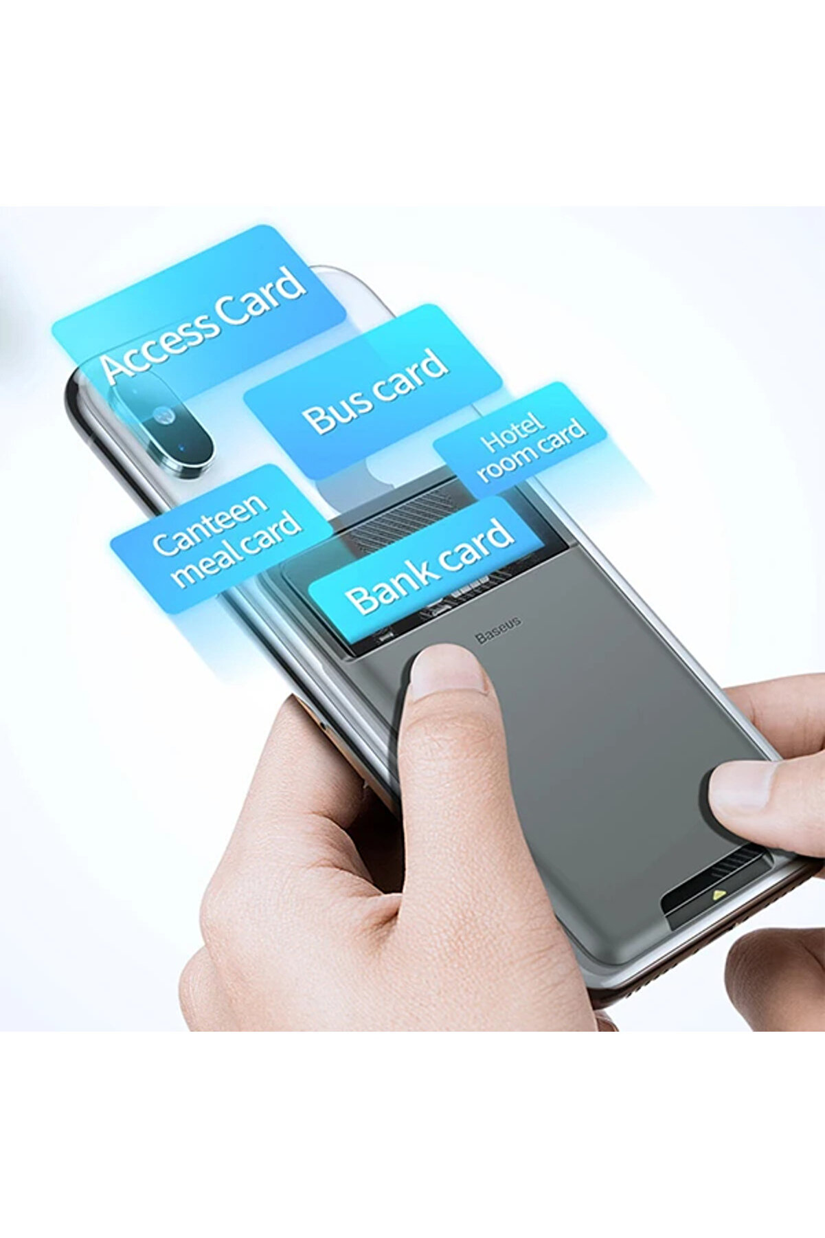 Back Sti̇ck Uni̇versal Telefon Arkası Kart Yuvası Cüzdan-(5775) - Gms6852-9033