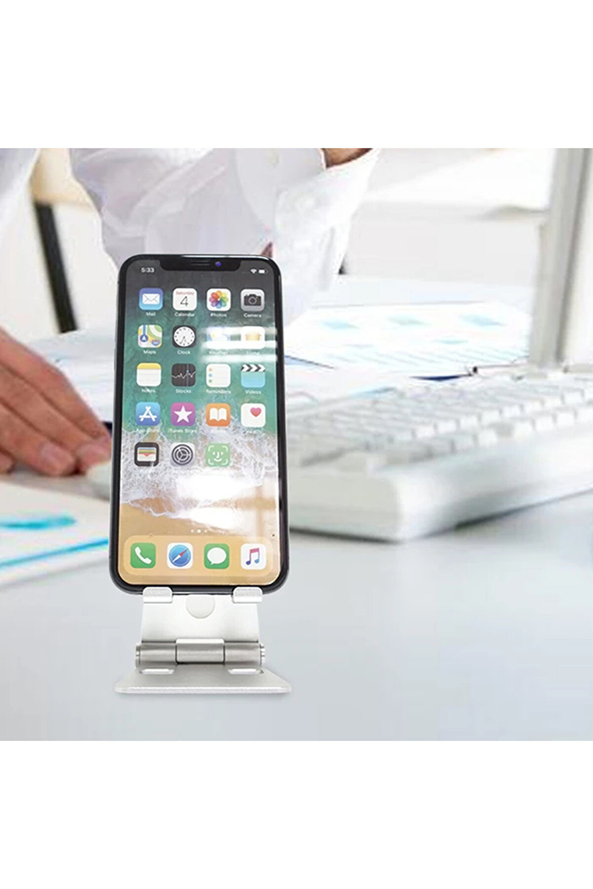 Ally G53 Masaüstü Telefonu Ve Tablet Standı-(5775) - Gms4442-6999