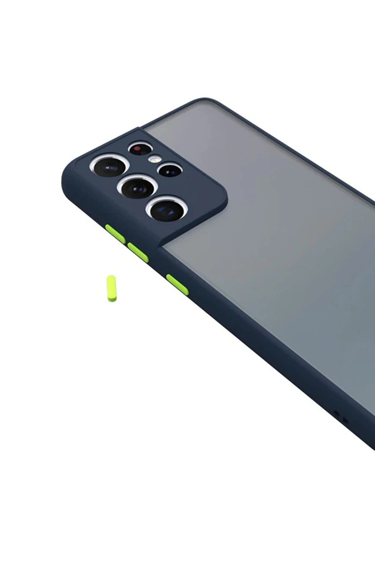 Sm Galaxy S21 Ultra Ultra Kamera Korumalı Premi̇um Si̇li̇kon Kılıf-(1903) - Dropx8454-2425