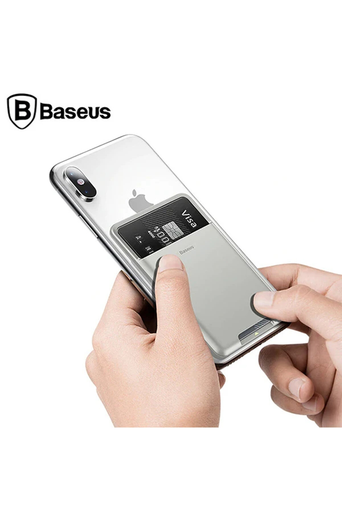 Back Sti̇ck Uni̇versal Telefon Arkası Kart Yuvası Cüzdan-(5775) - Gms6852-9033