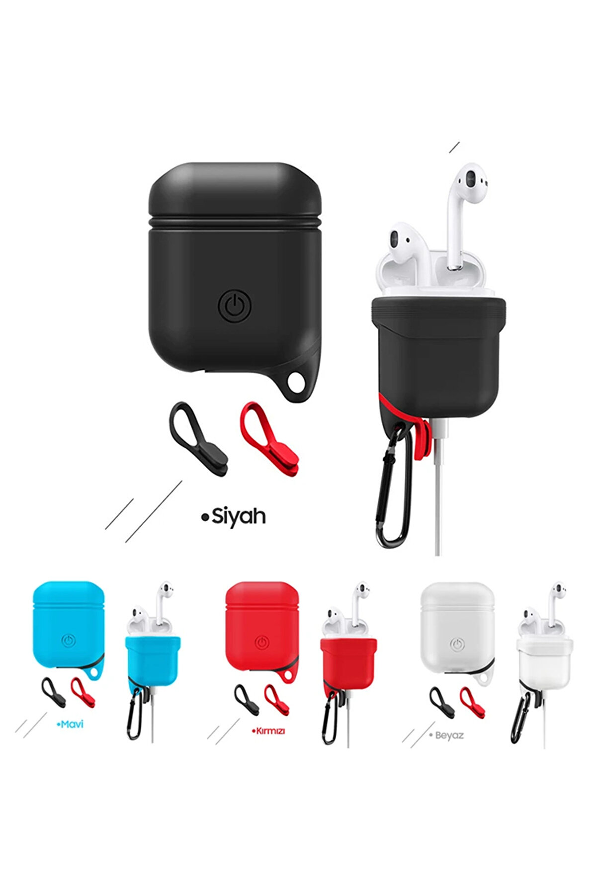 Ally Apple İçi̇n Premi̇um Si̇li̇kon Kılıf Anahtarlıklı-(1903) - Dropx5780-6264