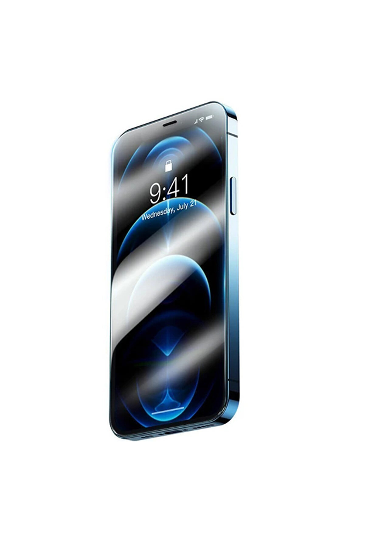 İphone 12 Pro Max 6.7 0.3Mm Hd Anti̇-Drop Tempered Kırılmaz Cam Ekran Koruyucu - Dropx4317-1038