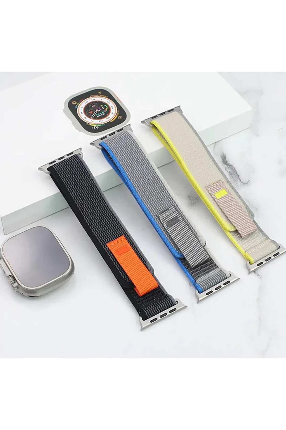 Ally Apple Watch 7-8 45Mm 6-5-4 44Mm Watch Ultra 49Mm Fi̇eld Loop Kayış Kordon 3-2- - Lc7205-5967