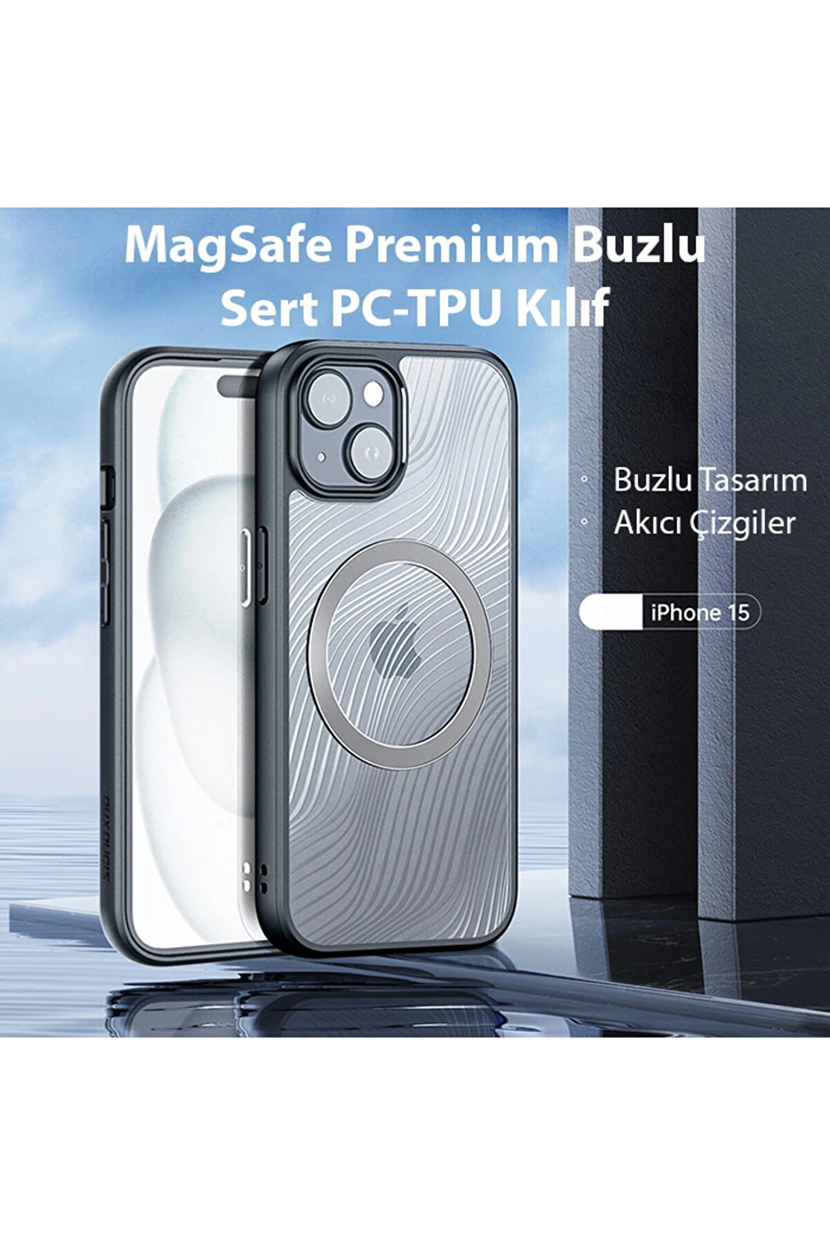 Dux Duci̇s İphone 15 Ai̇mo Seri̇es Magsafe Premi̇um Buzlu Sert Pc-Tpu Kılıf-(1903) - Dropx6367-1664