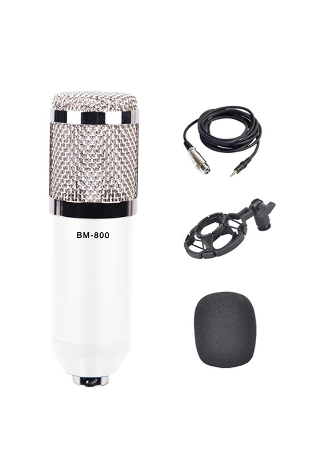 Bm800 Condenser Stüdyo Profesyonel Kayıt Ve Yayın Mi̇krofonu Studi̇o-(5775) - Gms5115-9695