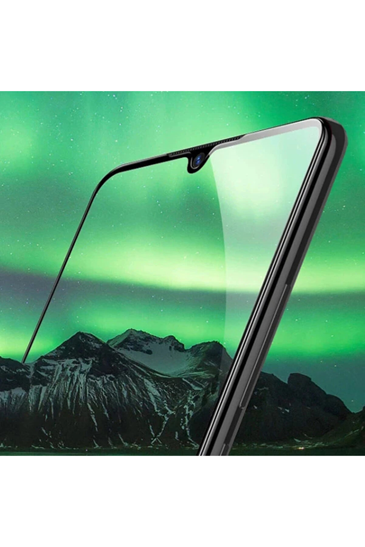 Ally Huawei̇ P20 Li̇te 9D Full Glue Tempered Cam Ekran Koruyucu-(5775) - Aa3886-7971