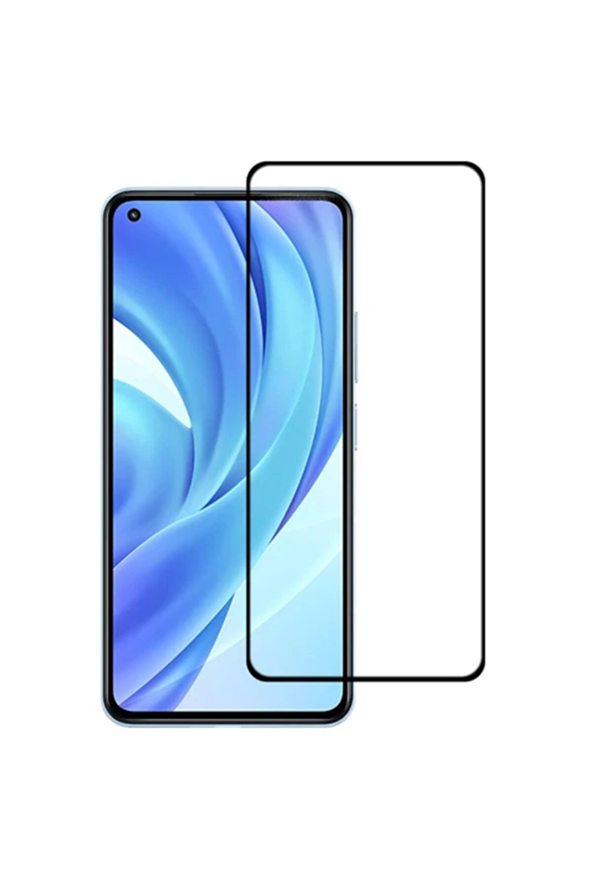 gizmurstore Xiaomi Mi 11 Lite Full Glue Full Kaplama Tempered Cam Ekran Koruyucu-(5775) - GMS5340-7323