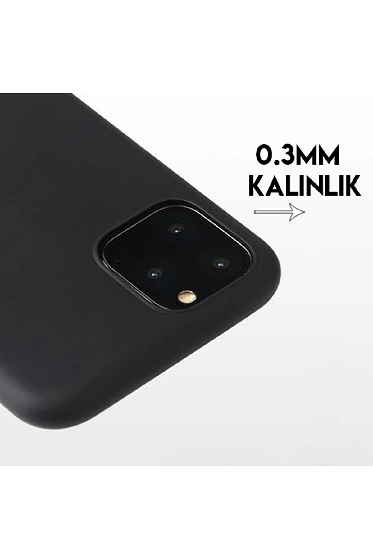 İphone 11 Pro Max 6.5 İnch Ultra Sli̇m Soft Tpu Si̇li̇kon Kılıf-(5775) - Gms8557-5194