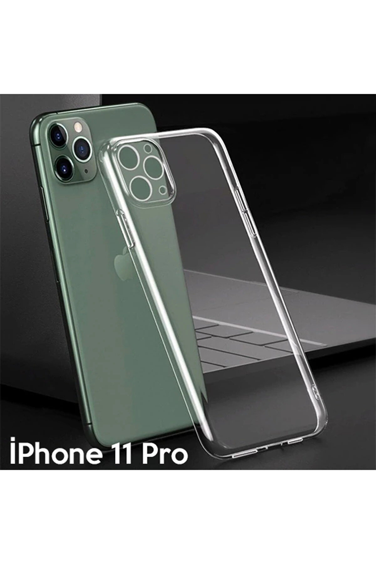 gizmurstore Ally İPhone 11 Pro 5.8 İnch Kamera Korumalı Silikon Kılıf-(5775) - GMS5528-4226