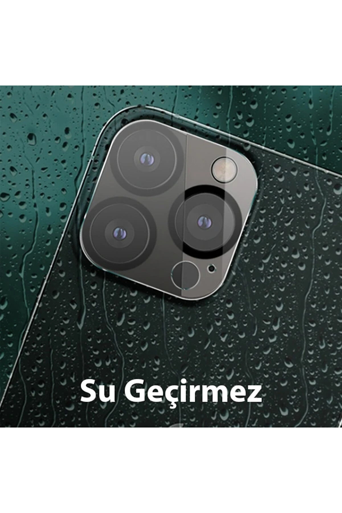 Ally İphone 13 Pro-13 Pro Max 3D Full Tempered Glass Cam Kamera Koruyucu-(5775) - Gms4333-6951