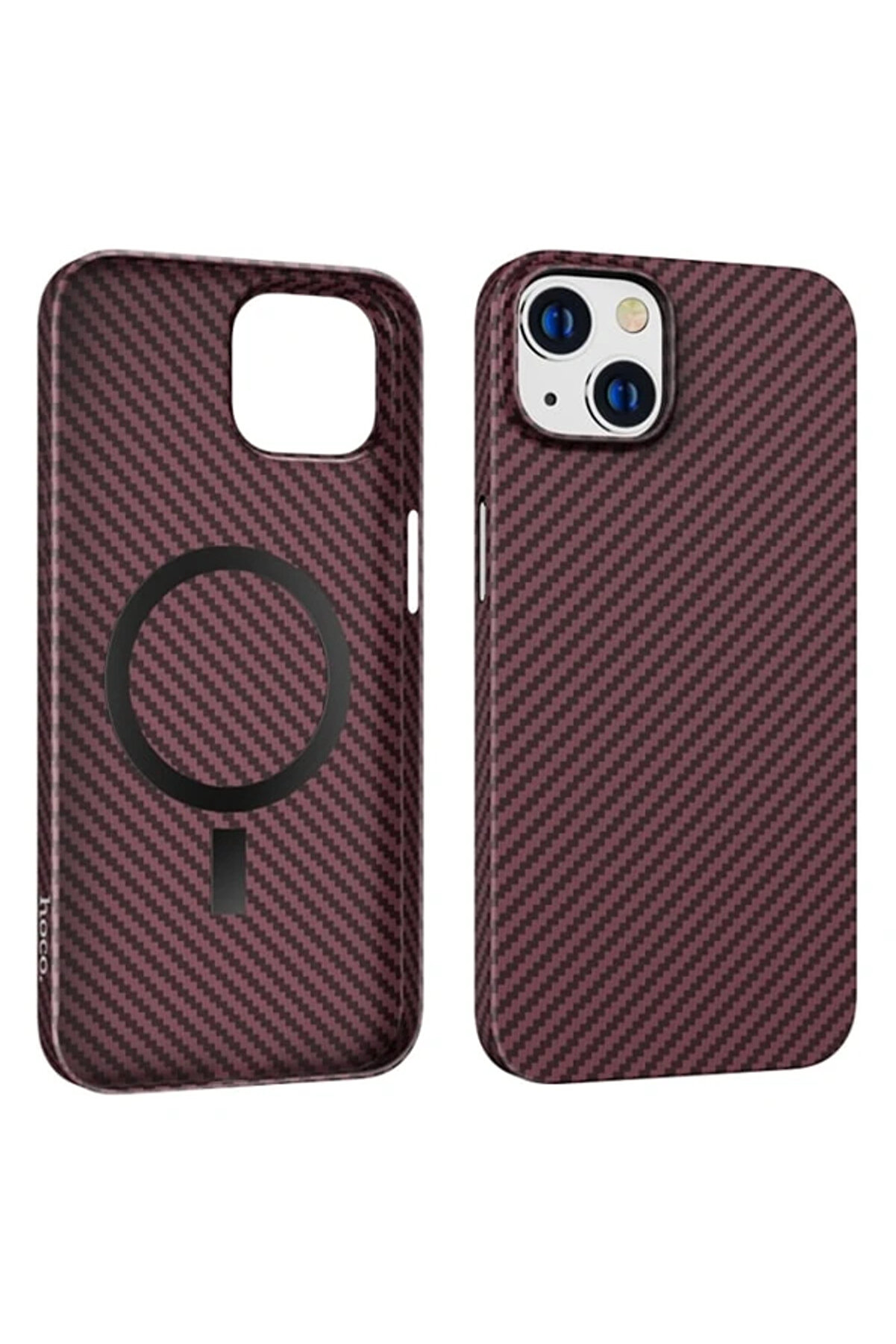 gizmurstore Hoco iPhone 14 6.1 Kılıf Manyetik Magsafeli Darbe Emici Telefon Kılıfı-(5775) - GMS3830-5248