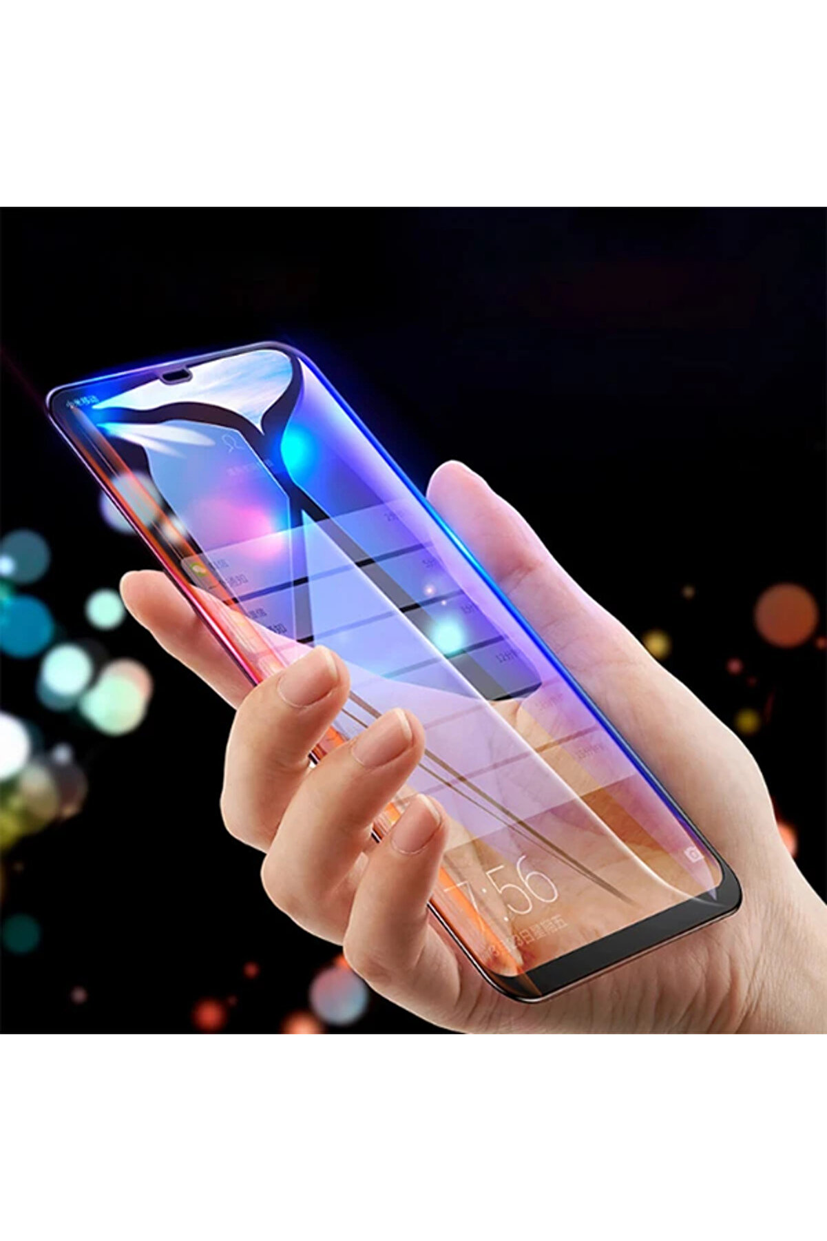 İphone 11 Pro 0.3Mm Ri̇gi̇d Edge Anti̇ Blue Li̇ght Kırılmaz Cam Koruyucu-(1903) - Dropx1304-8605