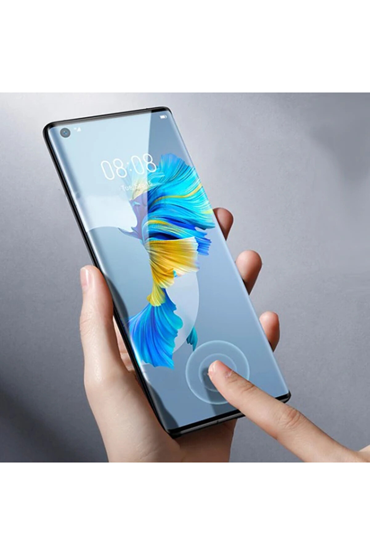 Huawei̇ Mate 40 Full 0.25Mm Kırılmaz Cam Ekran Koruyucu-(1903) - Dropx1828-5633