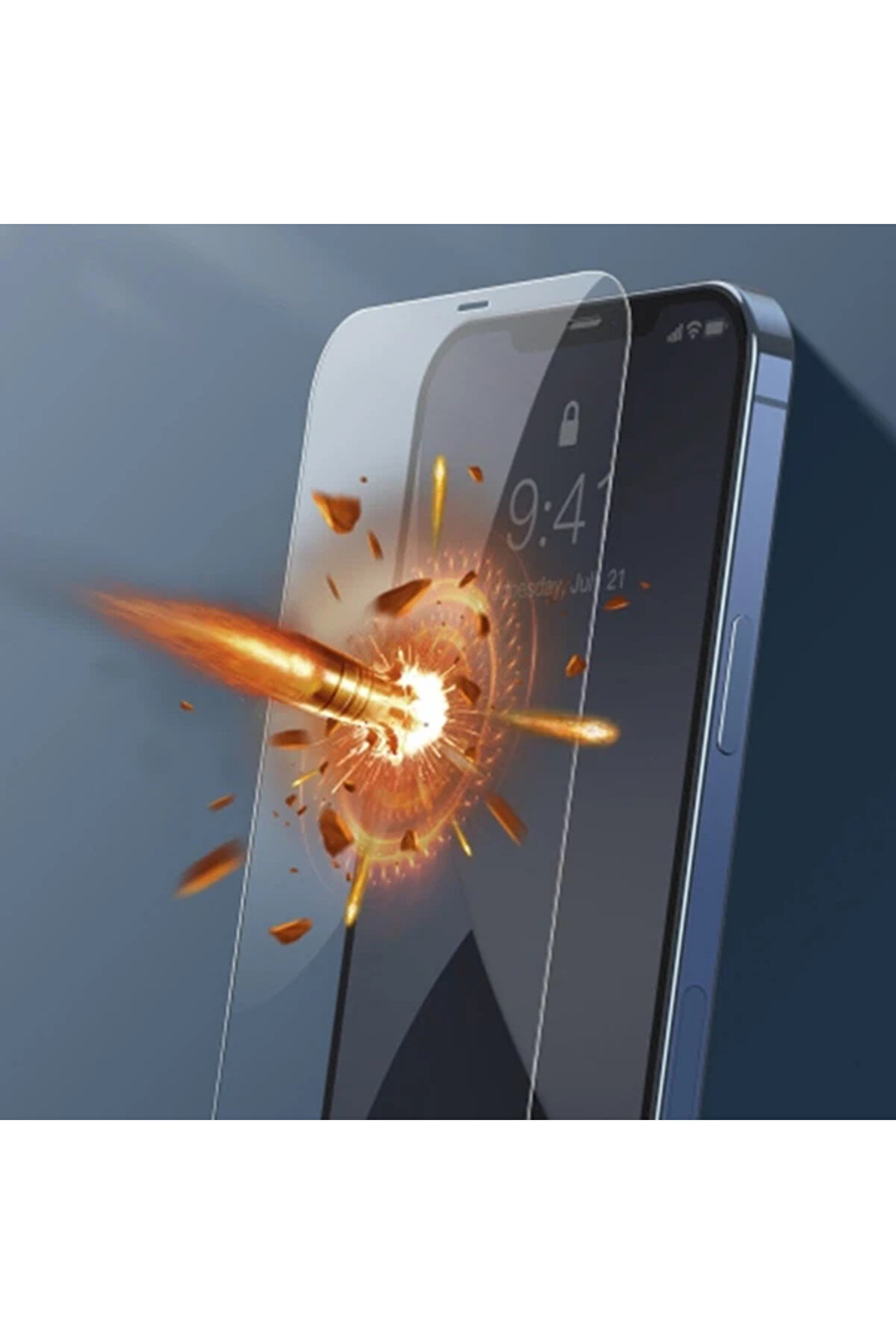 İphone 12 Pro Max 6.7 0.15Mm Full Tempered Cam Ekran Koruyucu 2Set-(1903) - Dropx1583-9481