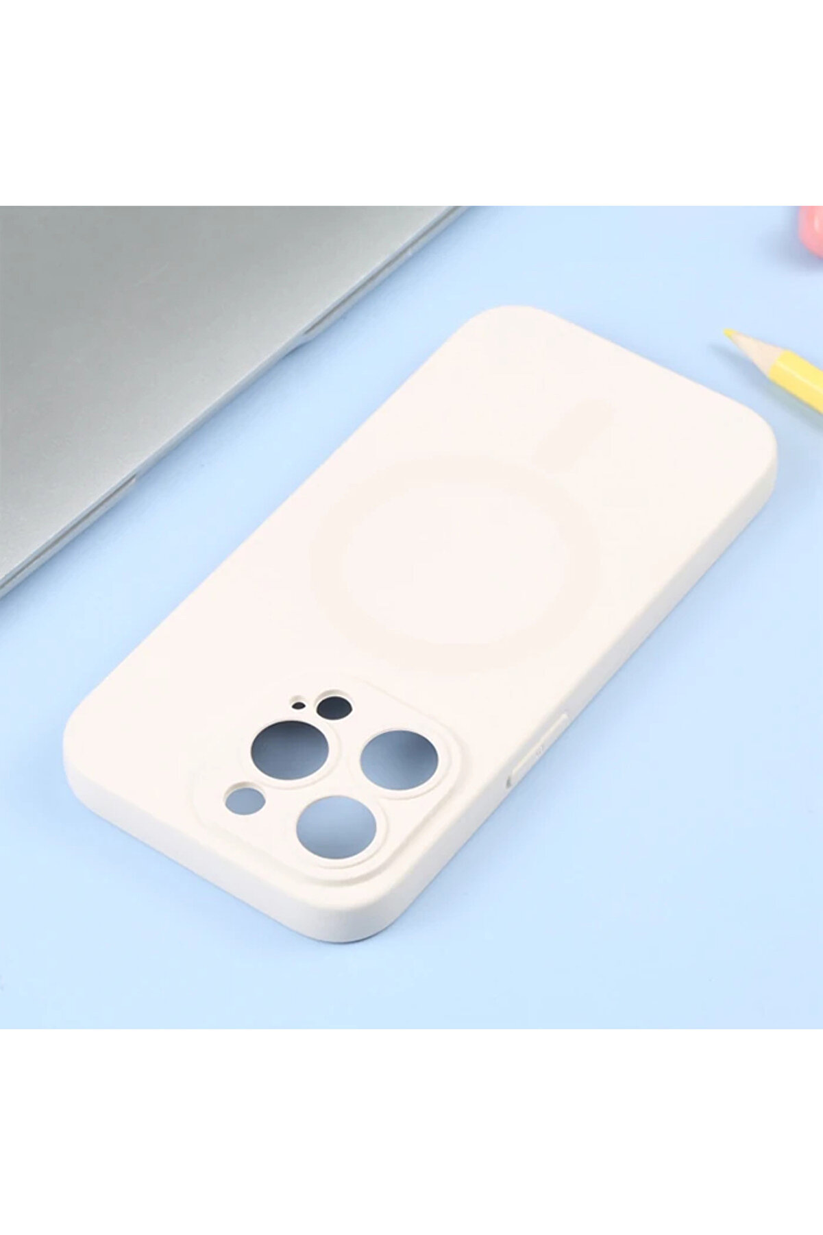 Ally İphone 14 Pro 6.1İnç Li̇qui̇d Si̇li̇ca Magsafe Uyumlu Si̇li̇kon Kılıf-(5775) - Gms3942-4775