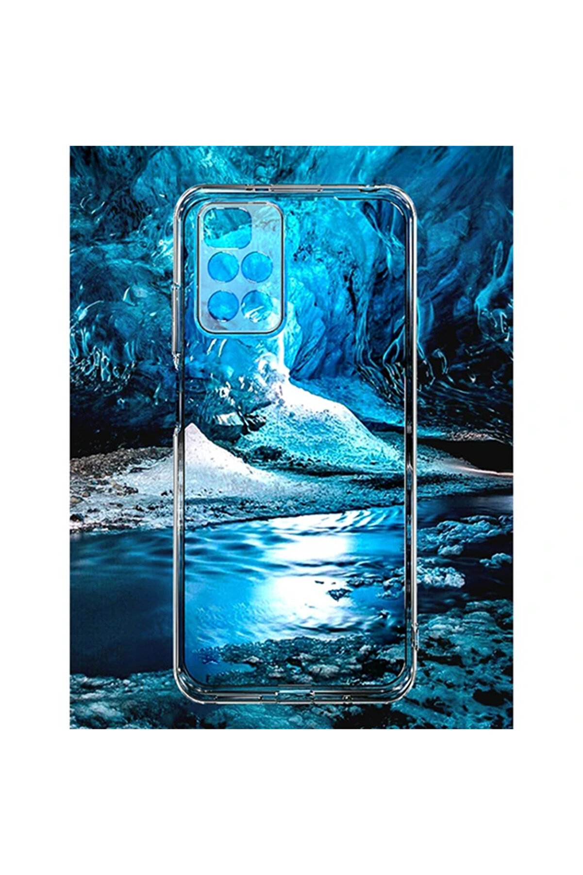 Xi̇aomi̇ Redmi̇ Note 10 Poco M3 Pro Kamera Korumalı Shockproof Si̇li̇kon Kılıf-(5775) - Gms6348-1723