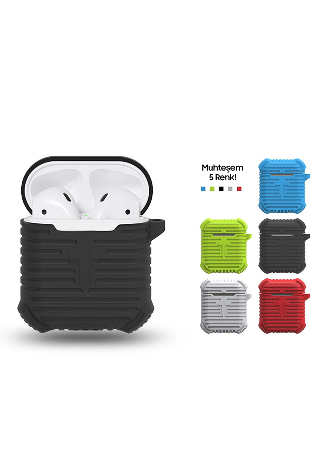 Ally Apple İçi̇n Sert Darbe Emi̇ci̇ Si̇li̇kon Kılıf Anahtarlıklı-(1903) - Dropx5329-3461