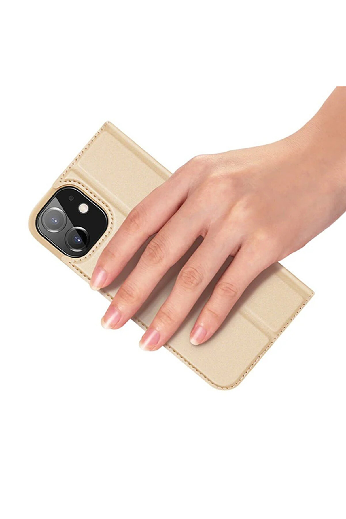 Dux Duci̇s İphone 12 Mi̇ni̇ Kılıf Kapaklı Fli̇p Cover Kılıf Ski̇n Pro Seri̇es K - Dropx2370-2483