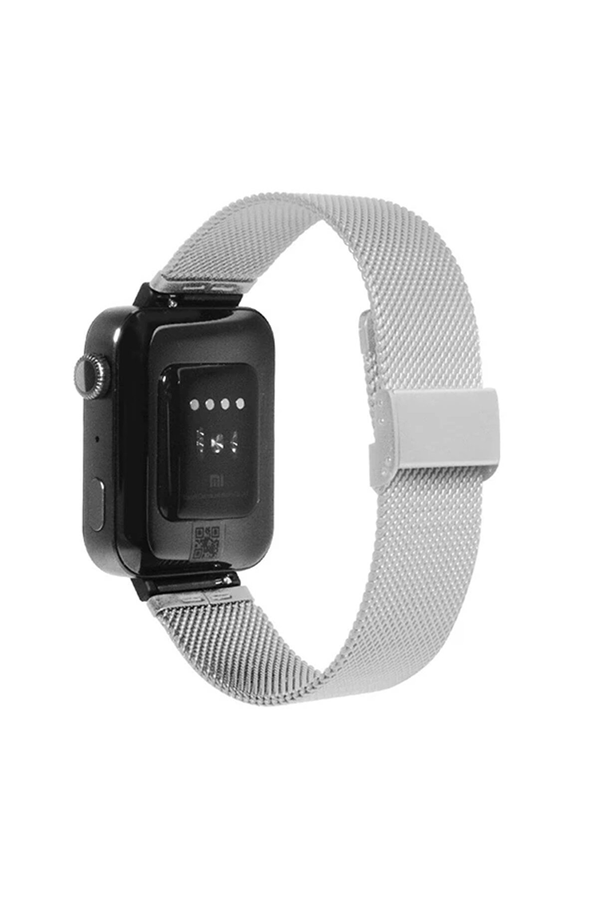 Xi̇aomi̇ Mi̇ui̇ Watch Akıllı Saat 18Mm Akıllı Saat Çeli̇k Toka Kayış Kordon-(1 - Dropx6234-4283