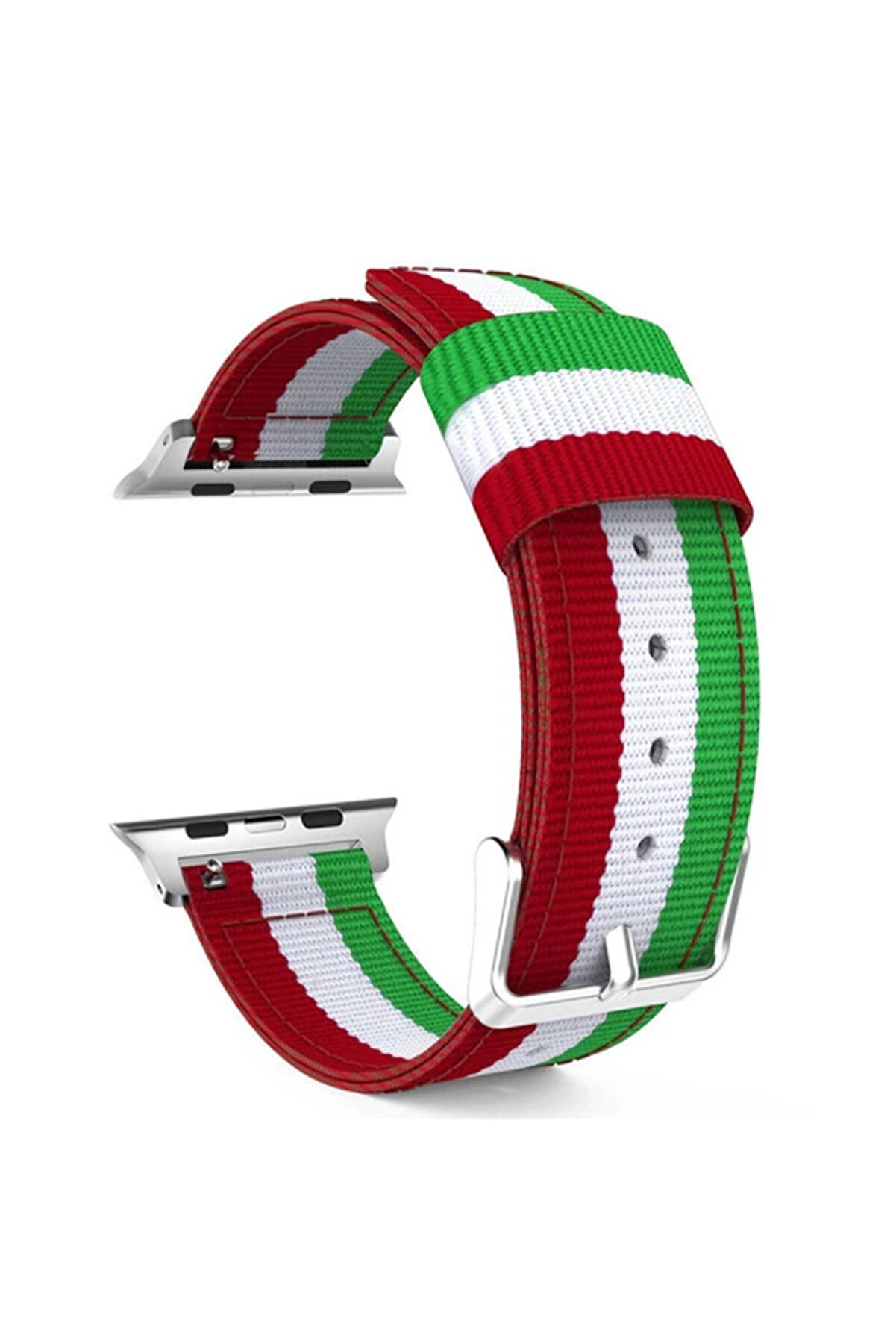 Watch Ultra 49Mm 7-8 45Mm 6-5-4 44Mm Uyumlu Kayış Kordon Çi̇zgi̇li̇ Nylon 3- - Dropx9000-3362