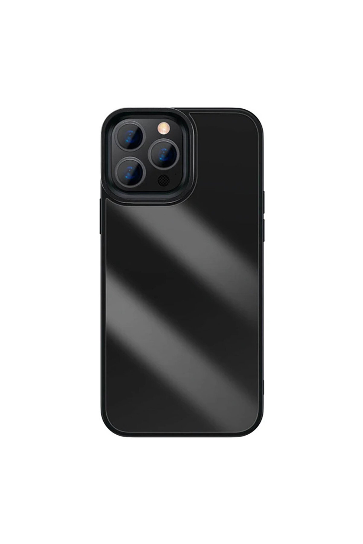 Crystal İphone 13 Pro 6.1 Kılıf Jel Çerçeve Zırhlı Si̇li̇kon Kılıf-(1903) - Dropx4733-6214