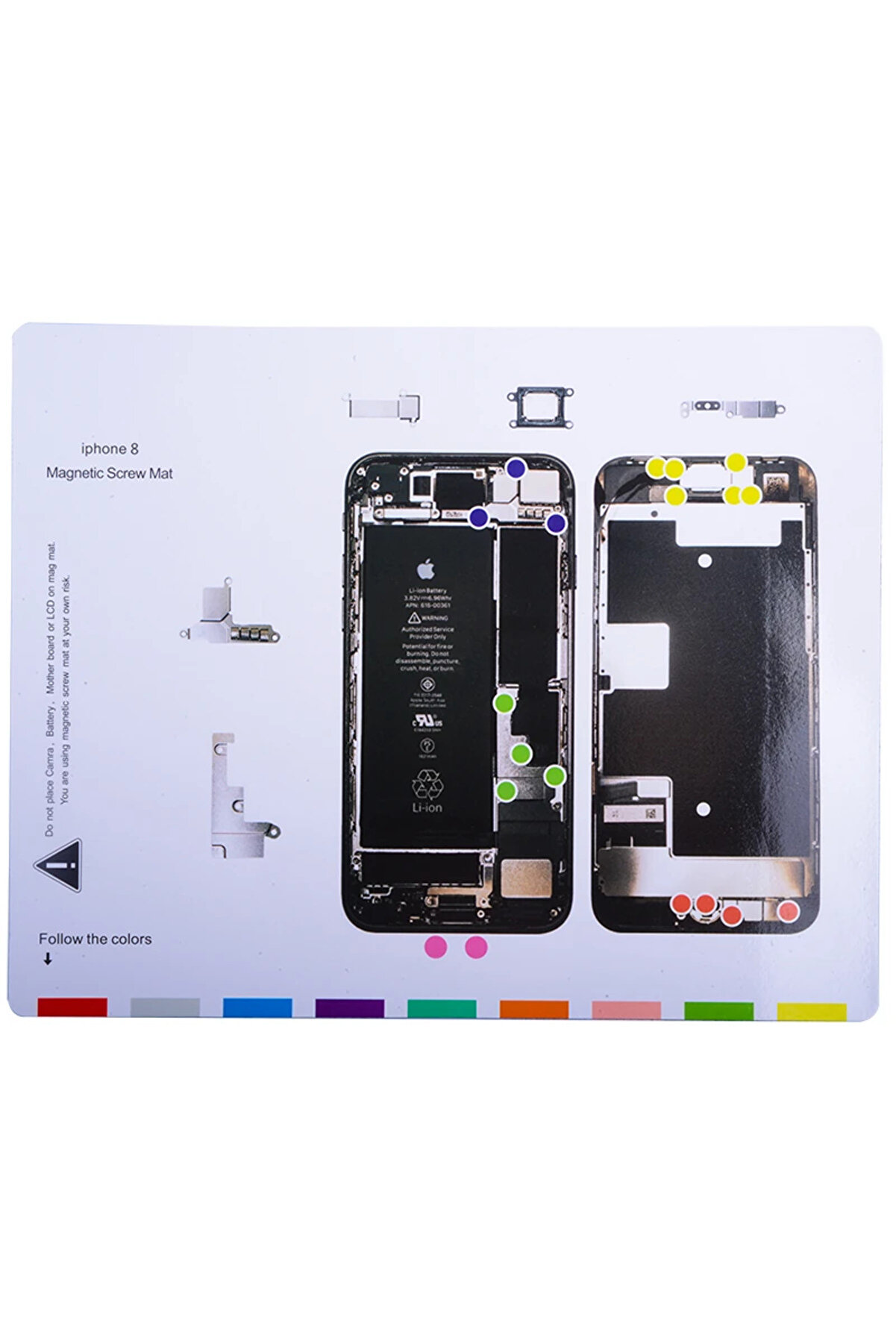 gizmurstore İphone 8 Mıknatıslı Proje .Hasırı Vida Gostergeli-(5775) - GMS9501-7919