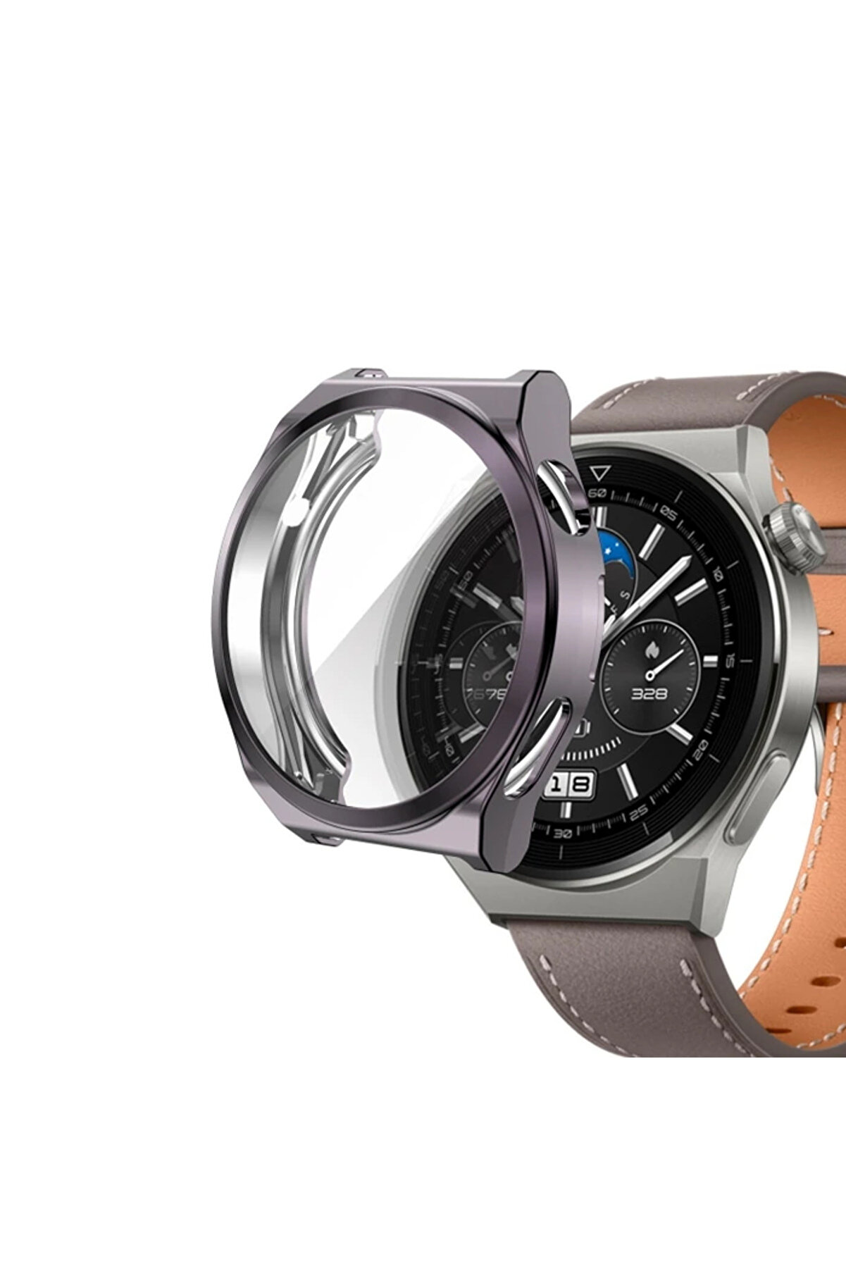 Ally Huaewei̇ Watch Gt 3 Pro 46Mm Kılıf 360 Full Koruma Ultra İnce Si̇li̇kon Kı - Dropx9608-4187