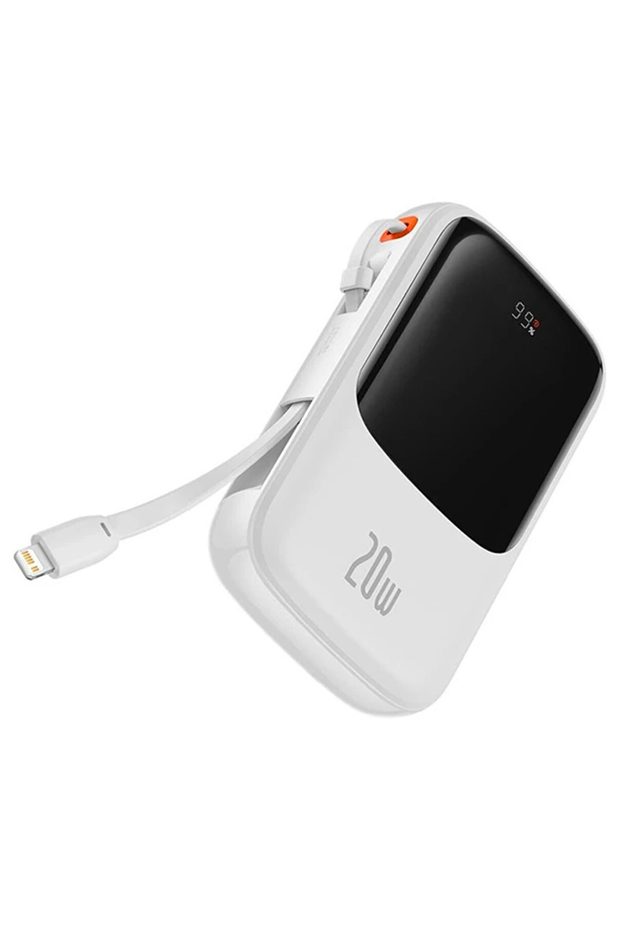 gcaksesuar Qpow Pro Dijital Göstergeli 10000mAh 20W Hızlı Şarj Powerbank iPhone Lightning K - TMS4644-3847