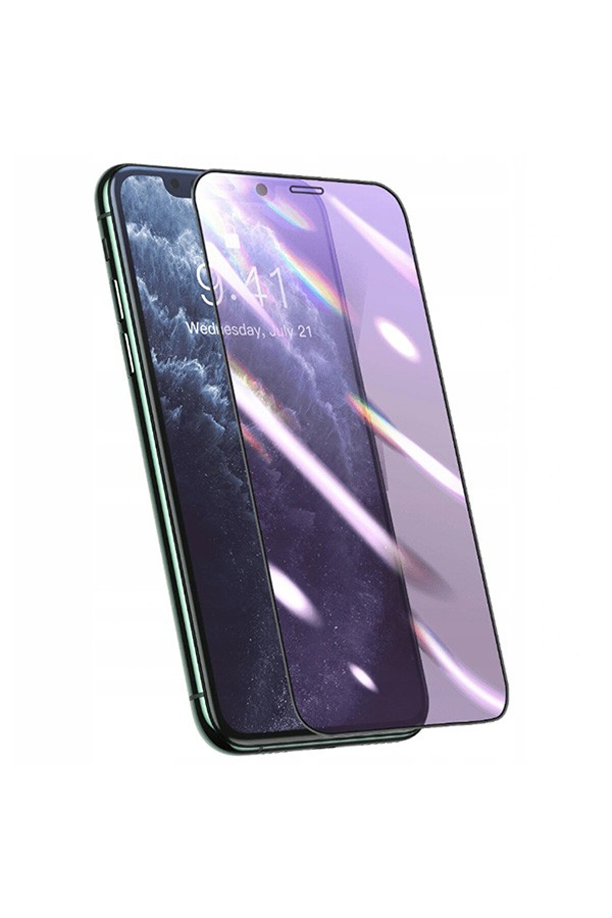 gizmurstore 0.25mm İPhone 11 3D Curved Full Anti Blue Ekran Koruyucu XR-(5775) - GMS8675-2813