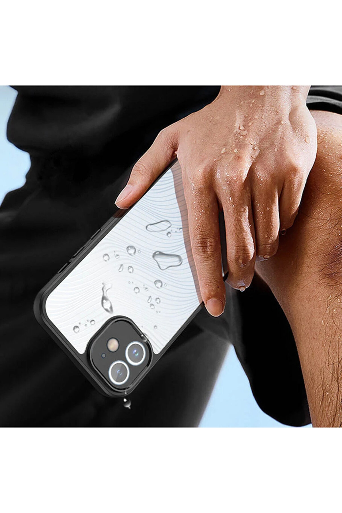 Dux Duci̇s İphone 12 Ai̇mo Seri̇es Premi̇um Buzlu Sert Pc-Tpu Kılıf-(1903) - Dropx8823-5814