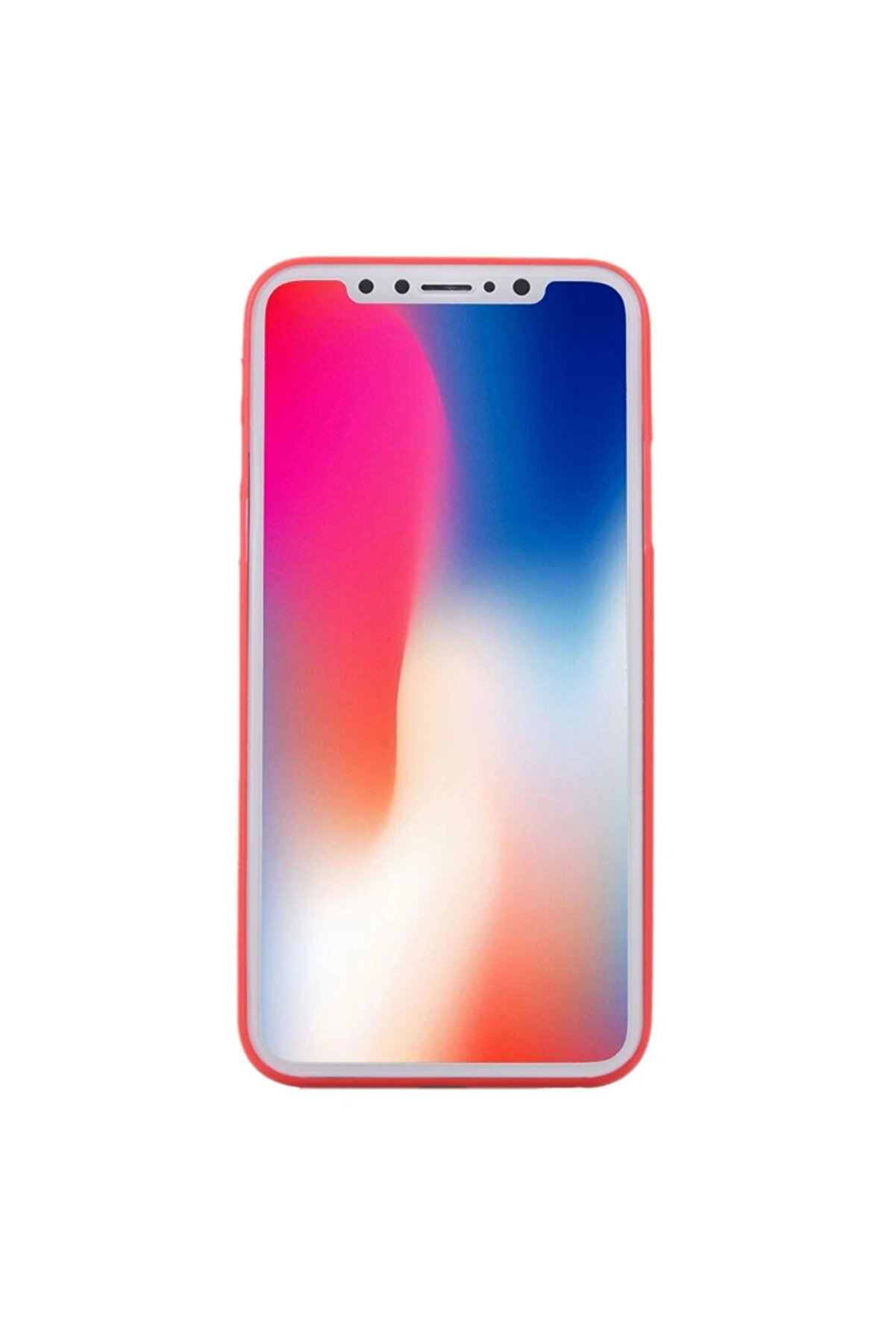 İphone X Xs Carbon Fi̇ber Dokulu Yumuşak Pc Kılıf-(5775) - Gms6572-5262