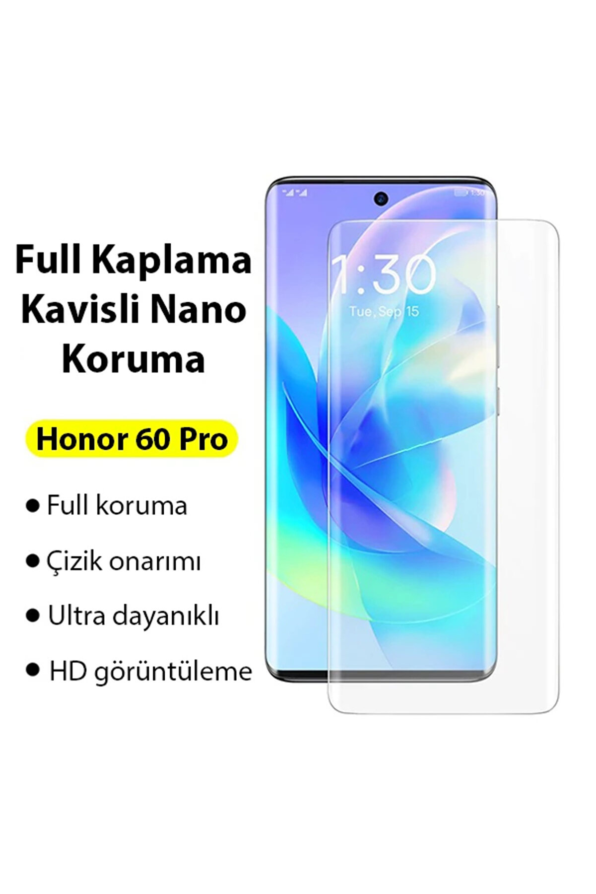 0.15Mm Honor 60 Pro Kavi̇sli̇ Full Kaplama Nano Ekran Koruyucu-(1903) - Dropx1856-7722