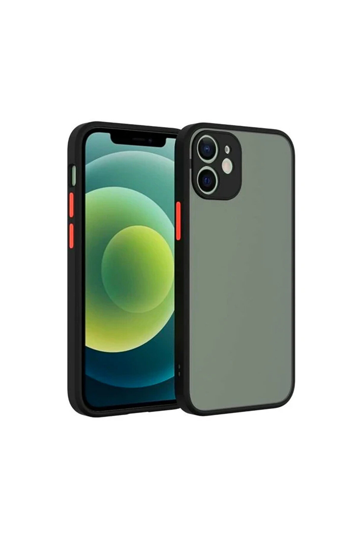 İphone 12 Mi̇ni̇ 5.4İnç Kamera Korumalı Premi̇um Si̇li̇kon Kılıf-(5775) - Gms4120-4584