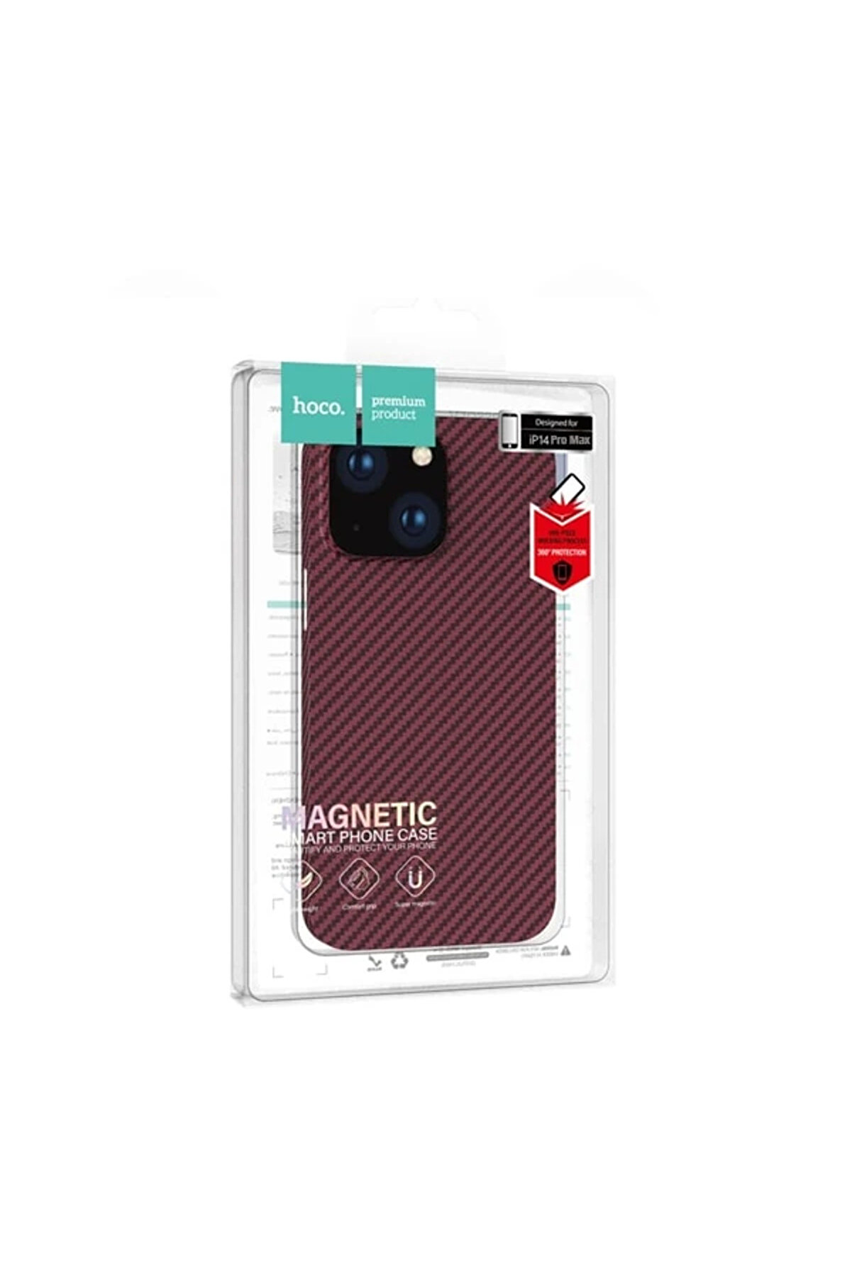 Hoco İphone 14 Pro Max 6.7 Kılıf Manyeti̇k Magsafeli̇ Darbe Emi̇ci̇ Telefon Kılıfı- - Gms9021-2334