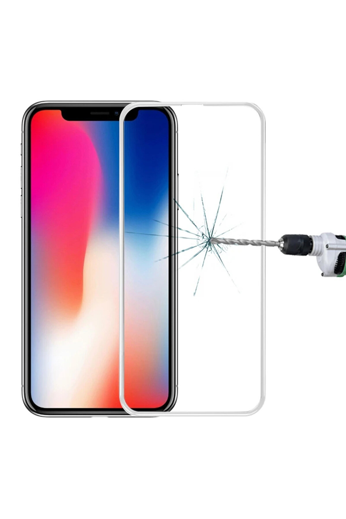 gizmurstore İPhone 11 Pro/ X/Xs 3d Full Kırılmaz Cam Ekran Koruyucu-(5775) - GMS7448-8918