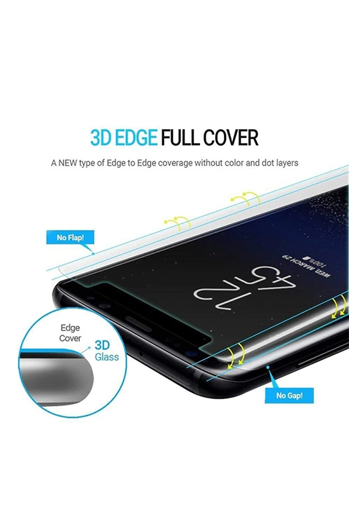 Ally İphone 11 Pro Max/ Xs Max Full Li̇qui̇d+Uv Işık 3D Kırılmaz Cam Ekran Koruyu - Gms6694-4580