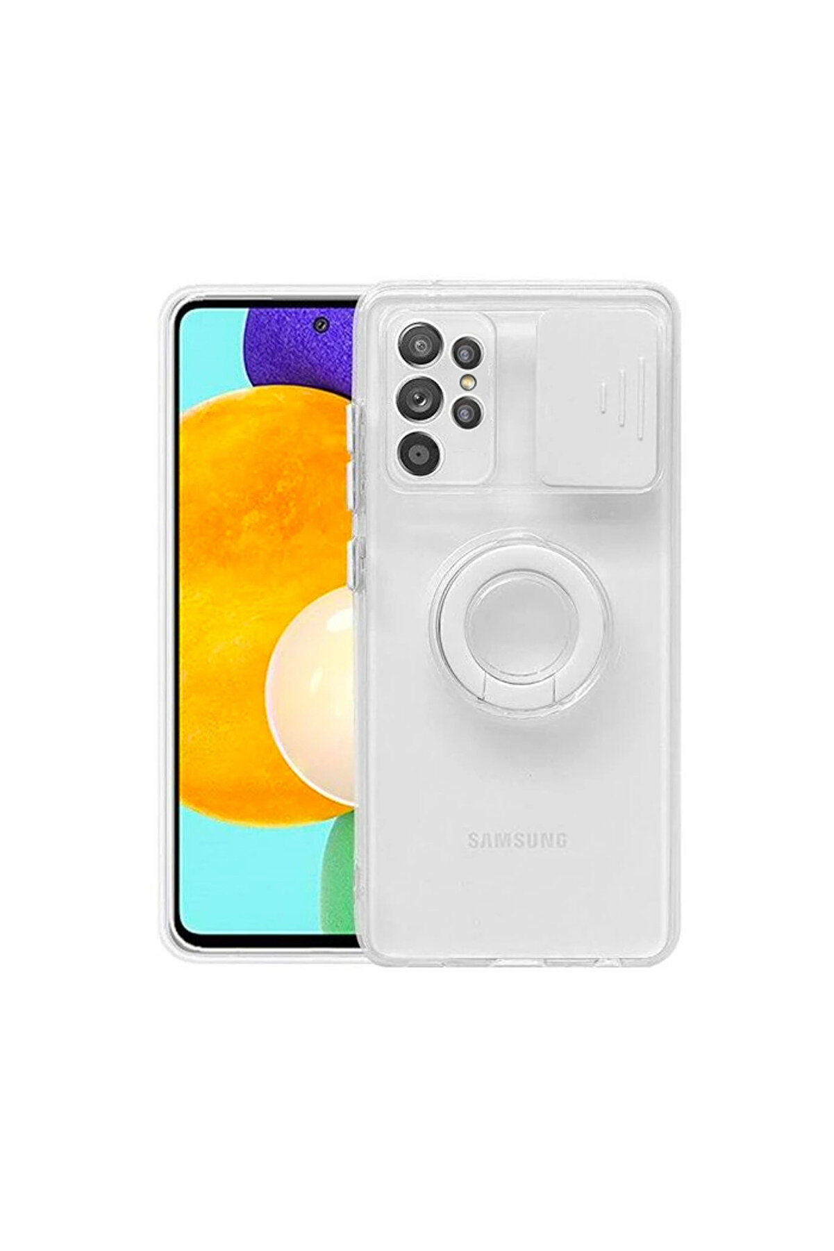 gizmurstore Ally SM Galaxy S21 Ultra S30 Ultra Kılıf Sürgülü Kamera Lens Korumalı Yüzük - GMS8688-2573