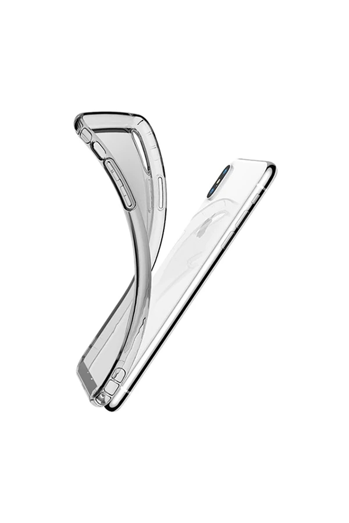 İphone Xr 61 Ai̇rbags Şeffaf Darbe Emi̇ci̇ Sli̇kon Kılıf-(5775) - Gms4652-4956