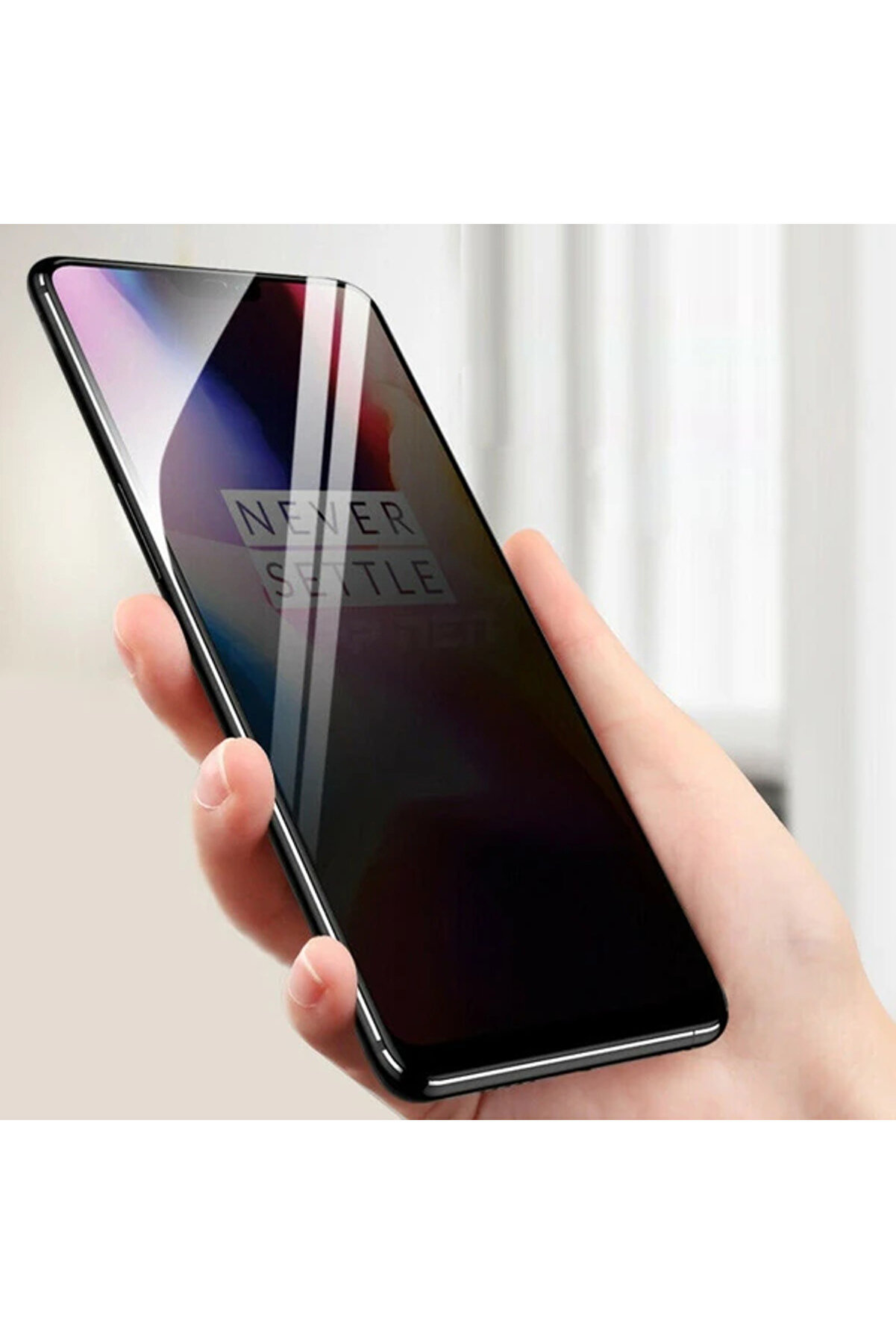 Oneplus 7 3D Full Pri̇vacy Gi̇zli̇li̇k Tempered Cam Ekran Koruyucu-(5775) - Gms1784-7942