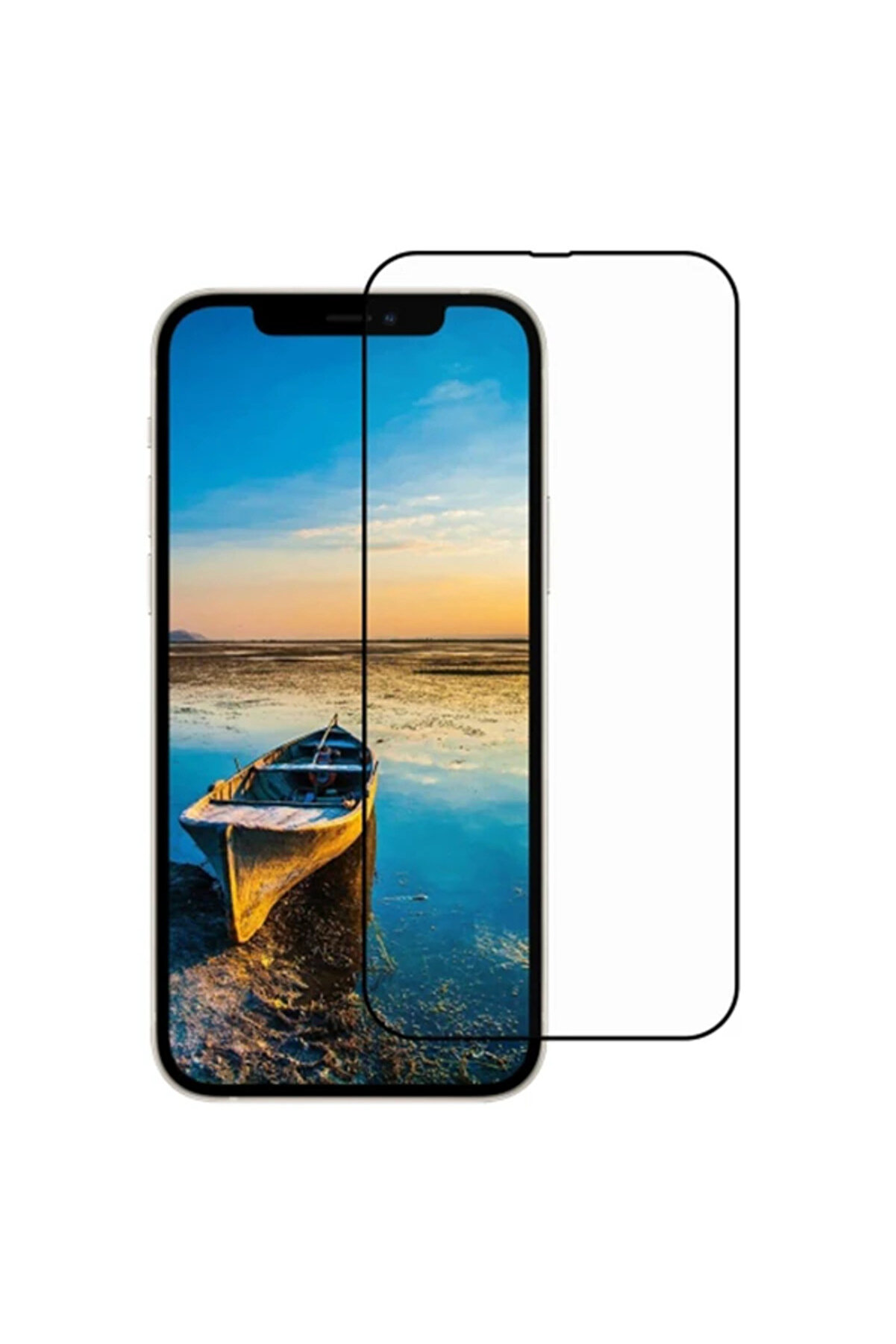 toyigoo Ally iPhone 13 Mini 5.4 9D Full Tempered Cam Ekran Koruyucu-(5775) - tygo7409-2553