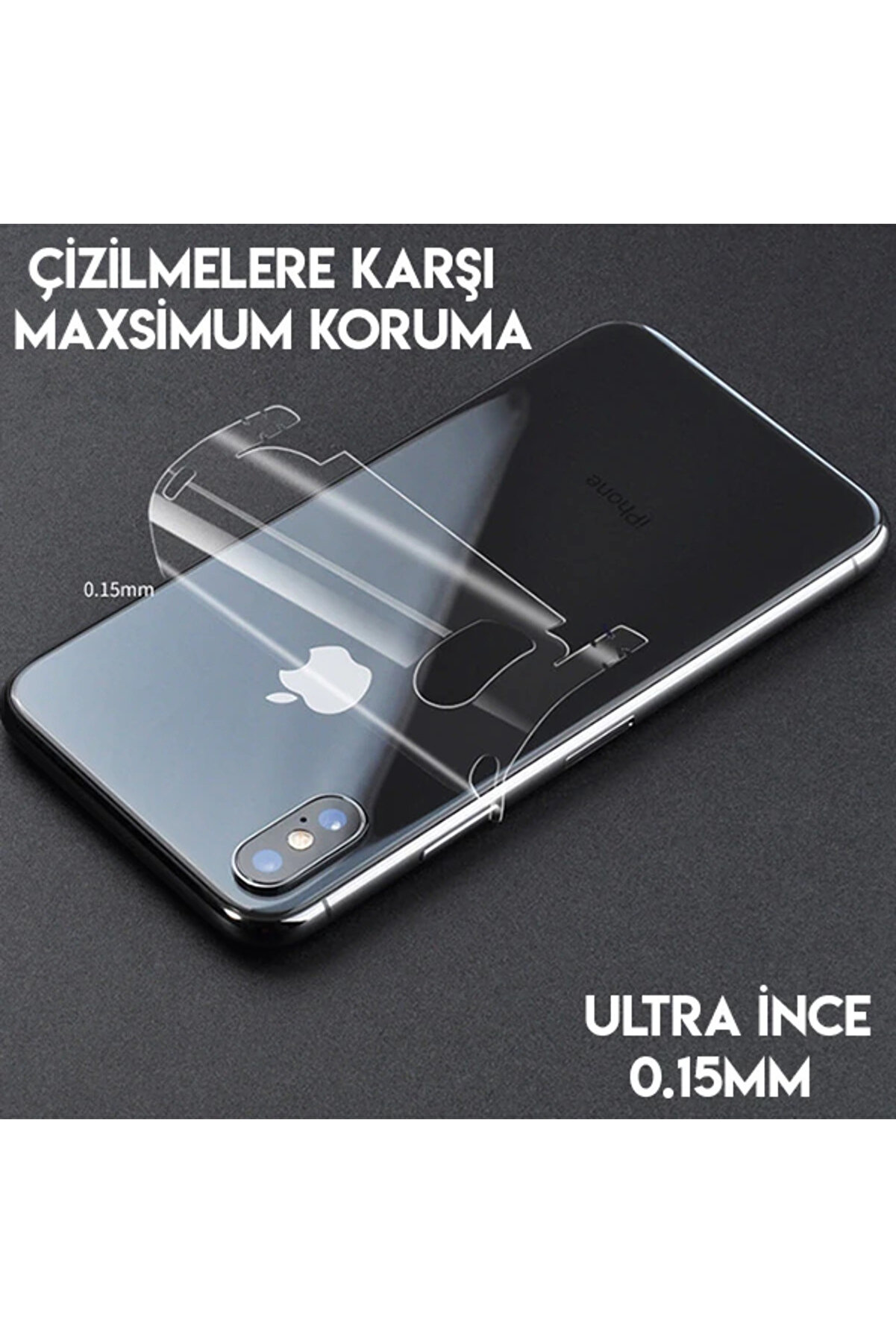 İphone 12 6.1 Hi̇drojel Hayalet Arka Yan Tam Kaplama Koruyucu Fi̇lm-(5775) - Gms3775-4588