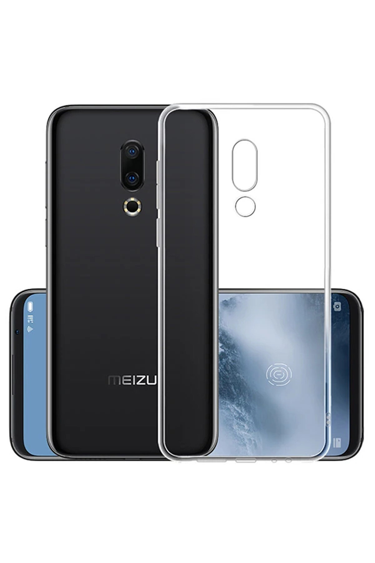 gizmurstore Meizu 16 Plus Kamera Korumalı Ultra Koruma Silikon Kılıf-(5775) - GMS9190-9283
