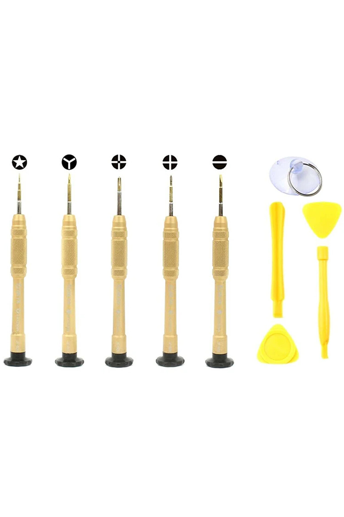 gizmurstore Jiafa Jf-8140 10 Parça Çok Fonksiyonlu Cep Telefonu Tamir Seti-(5775) - GMS2831-2442