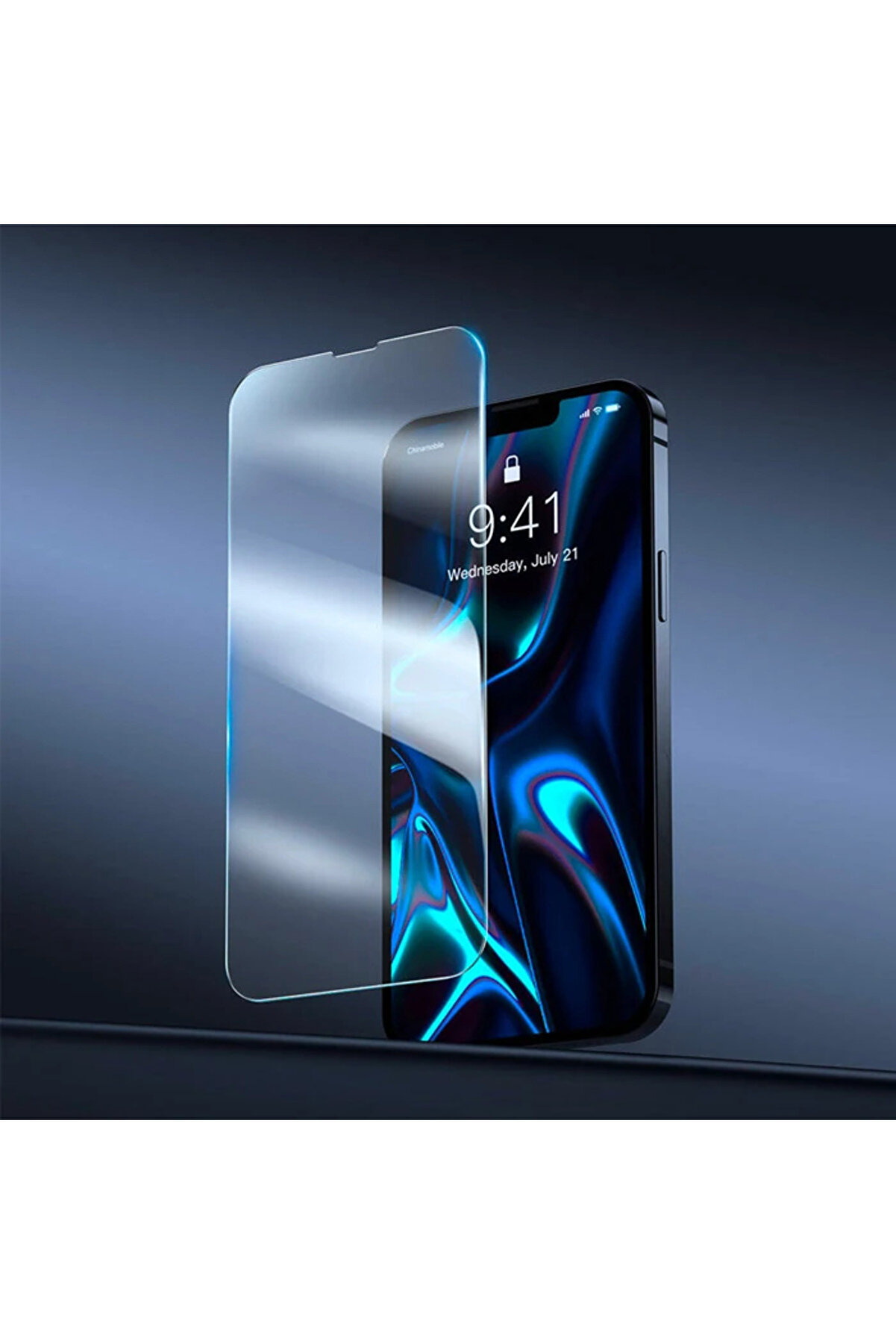 İphone 13 Mi̇ni̇ 0.3Mm Tempered Full Cam Ekran Koruyucu 2 Adet Set-(1903) - Dropx5877-6149