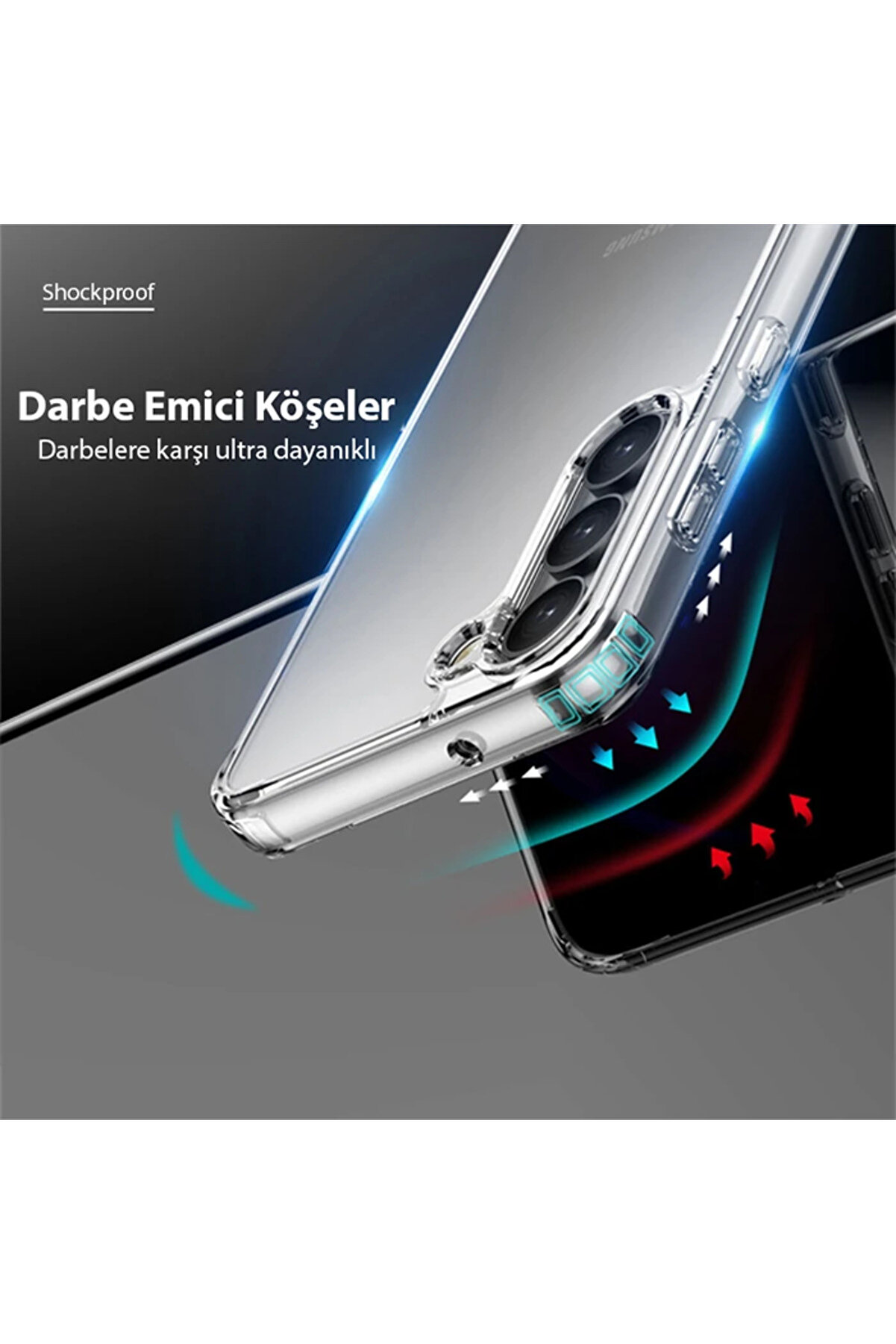 Dux Duci̇s Sm Galaxy S23 Plus Cli̇n Seri̇es Shockproof Şeffaf Si̇li̇kon Kılıf-(190 - Dropx9313-4126