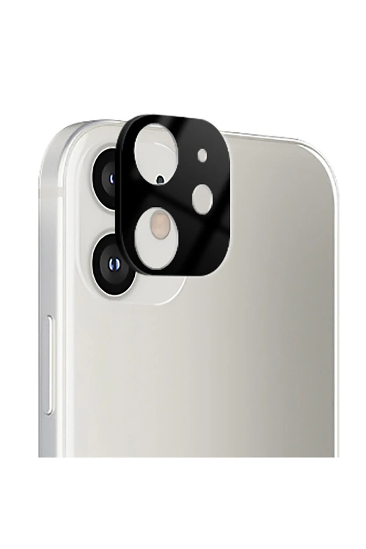 İphone 12 Mi̇ni̇ 3D Full Kaplama Tempered Cam Kamera Koruyucu-(5775) - Gms7937-2426