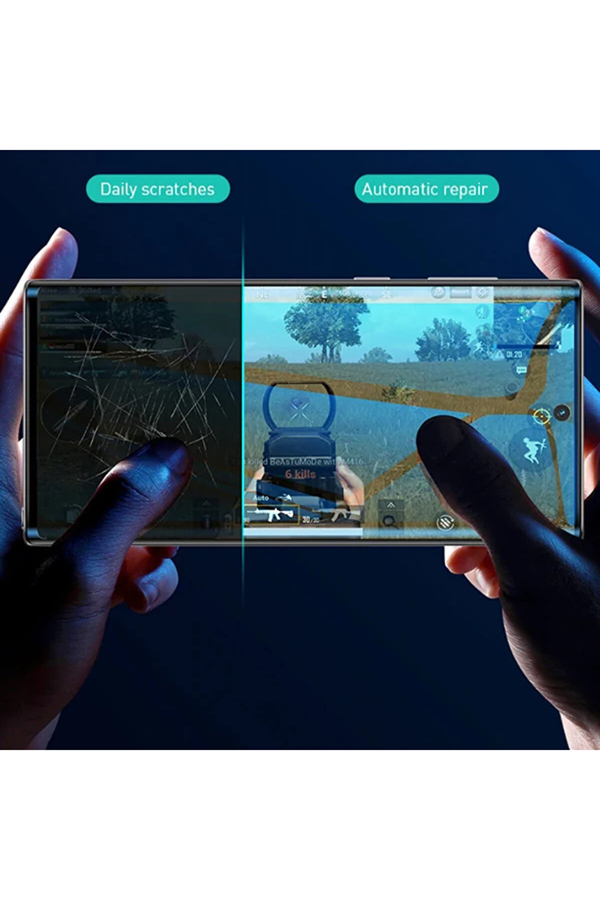 Sm Galaxy Note 10 Full Ekran Koruyucu 0.15Mm 2 Adet Set 0.15Mm Full-Screen Curved An - Gms5631-2348