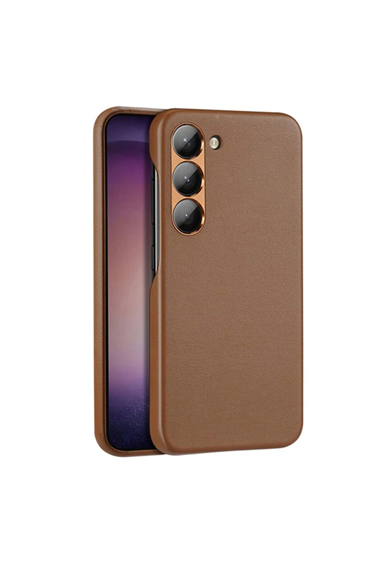ETC mrpurple Dux Ducis SM Galaxy S23 Grit Series PU Premium Kılıf-(5775)