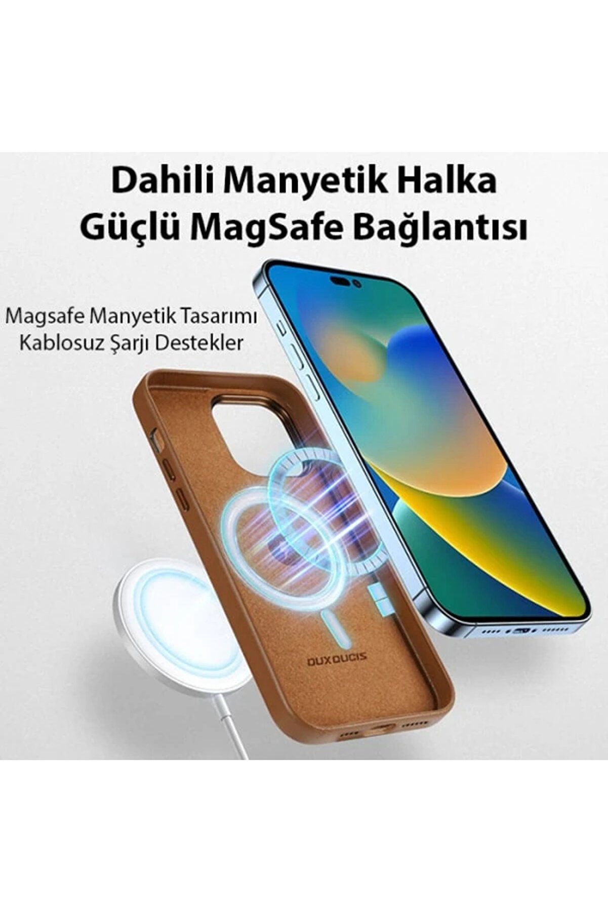 Dux Duci̇s Gri̇t Seri̇es İphone 14 Pro Max 6.7İnç Premi̇um Magsafe Uyumlu Kılıf-(5775 - Gms6957-8164