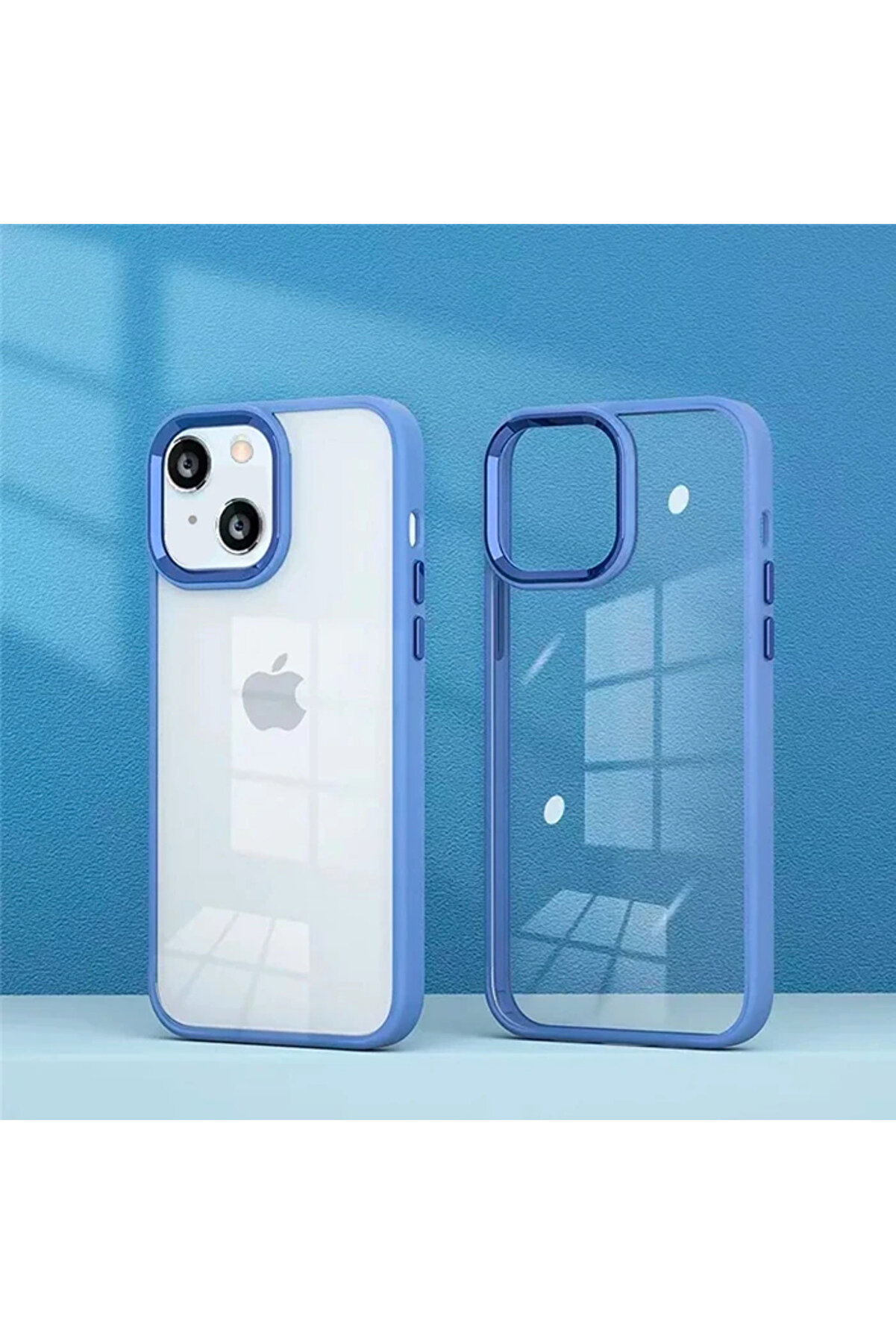 Ally İphone 13 6.1İnç Kılıf Parlak Renkli̇ Çerçeveli̇ Ultra Lüx Tpu Si̇li̇kon Kıl - Gms9952-5812